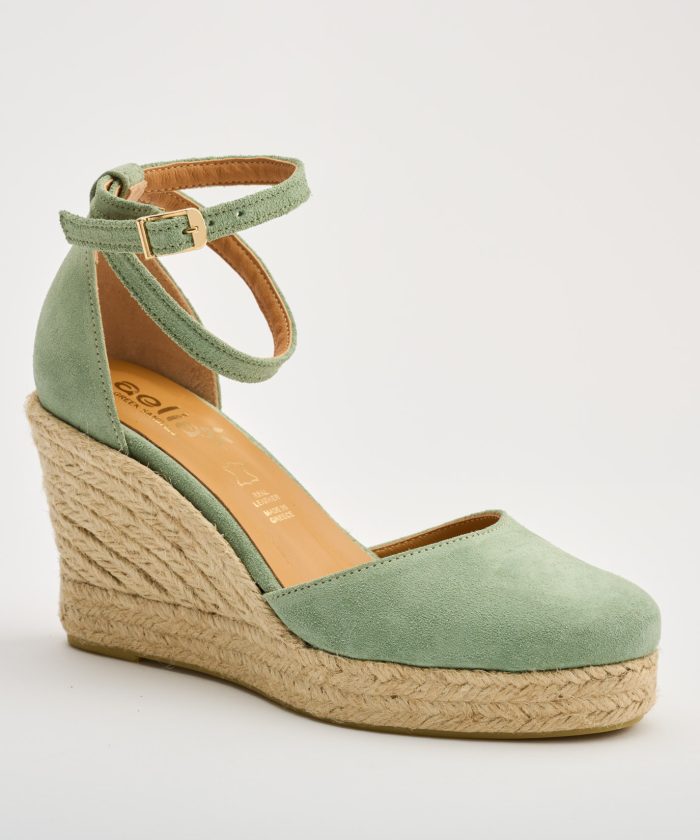 Alternative view of Χειροποίητες Espadrilles Πλατφόρμες Aria Mint