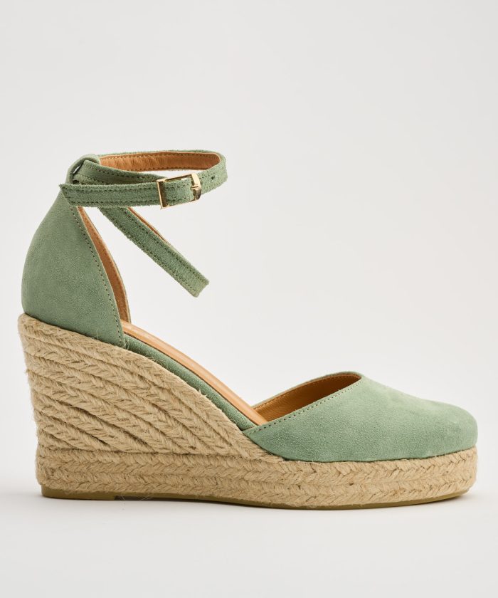 Χειροποίητες Espadrilles Πλατφόρμες Aria Mint