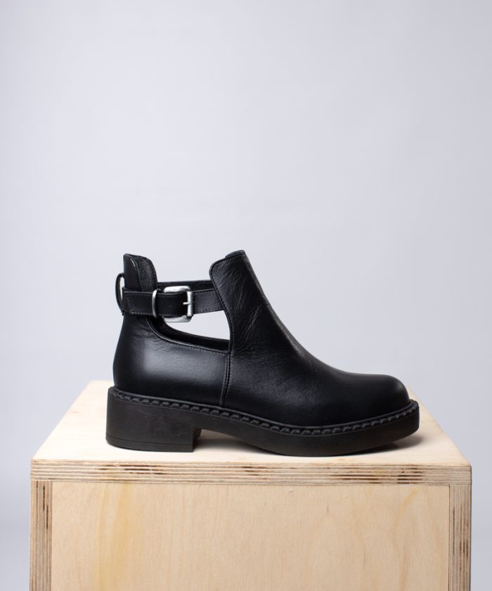 valerie black ankle boots