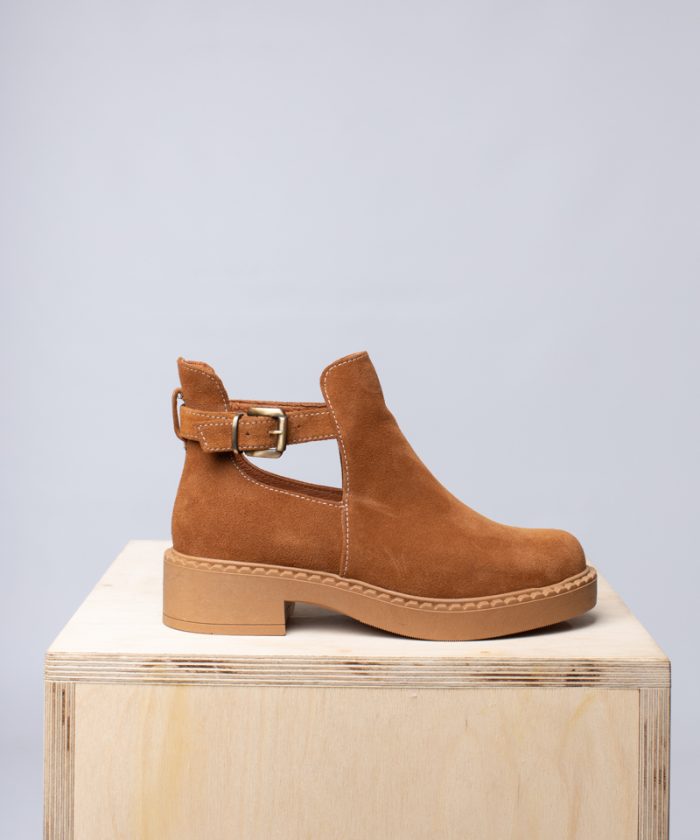 brown ankle boots