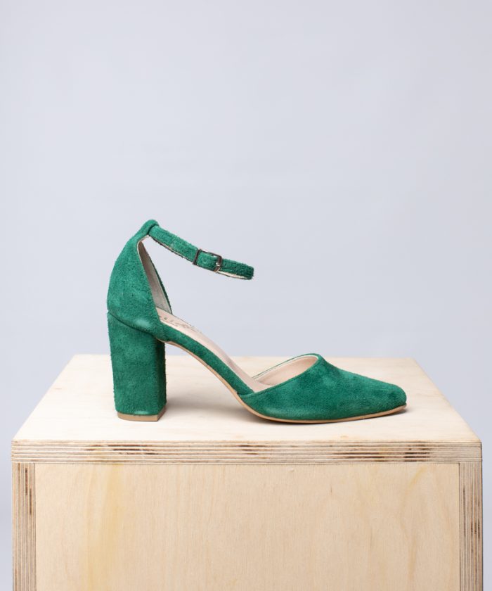 green shoes