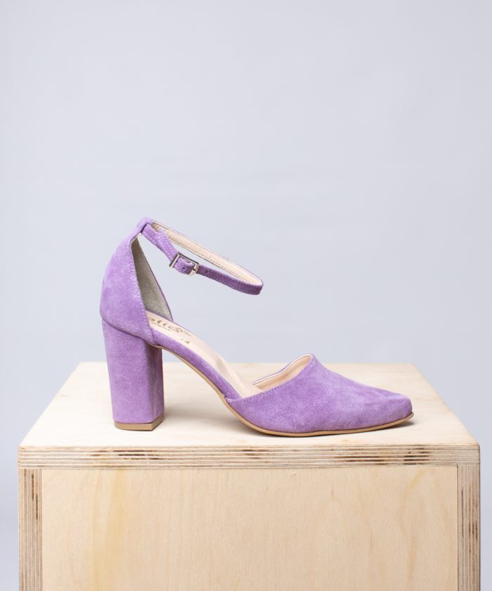 Donna Block Heels Lilac