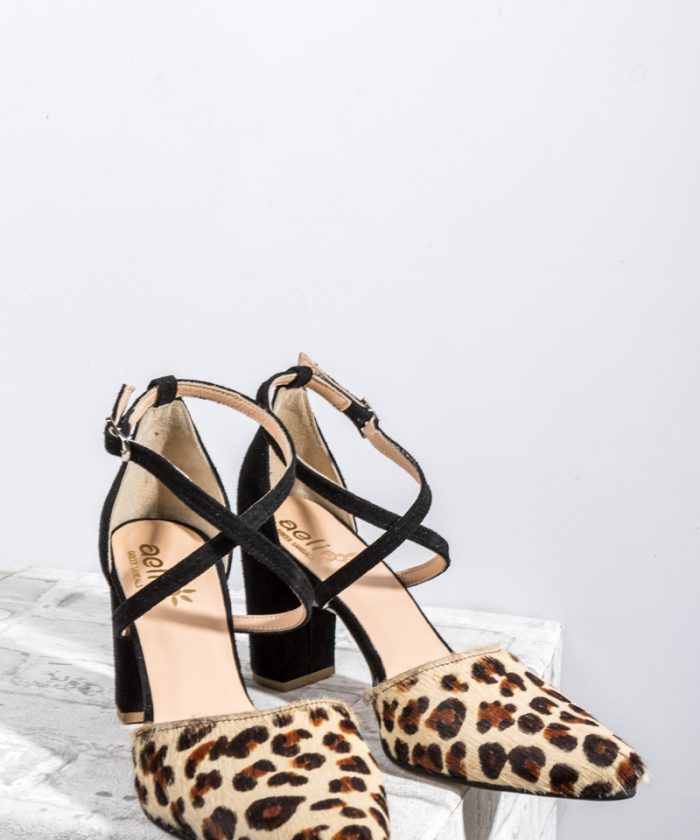 Alternative view of Donna Block Heels Leopard Print