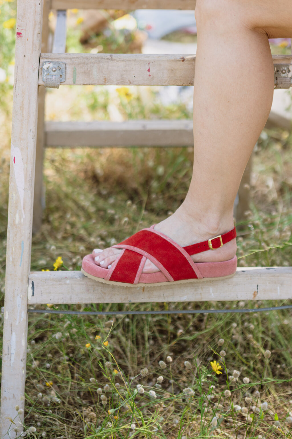 Red-Pink Soft Sandals Daiquiri - Image 3