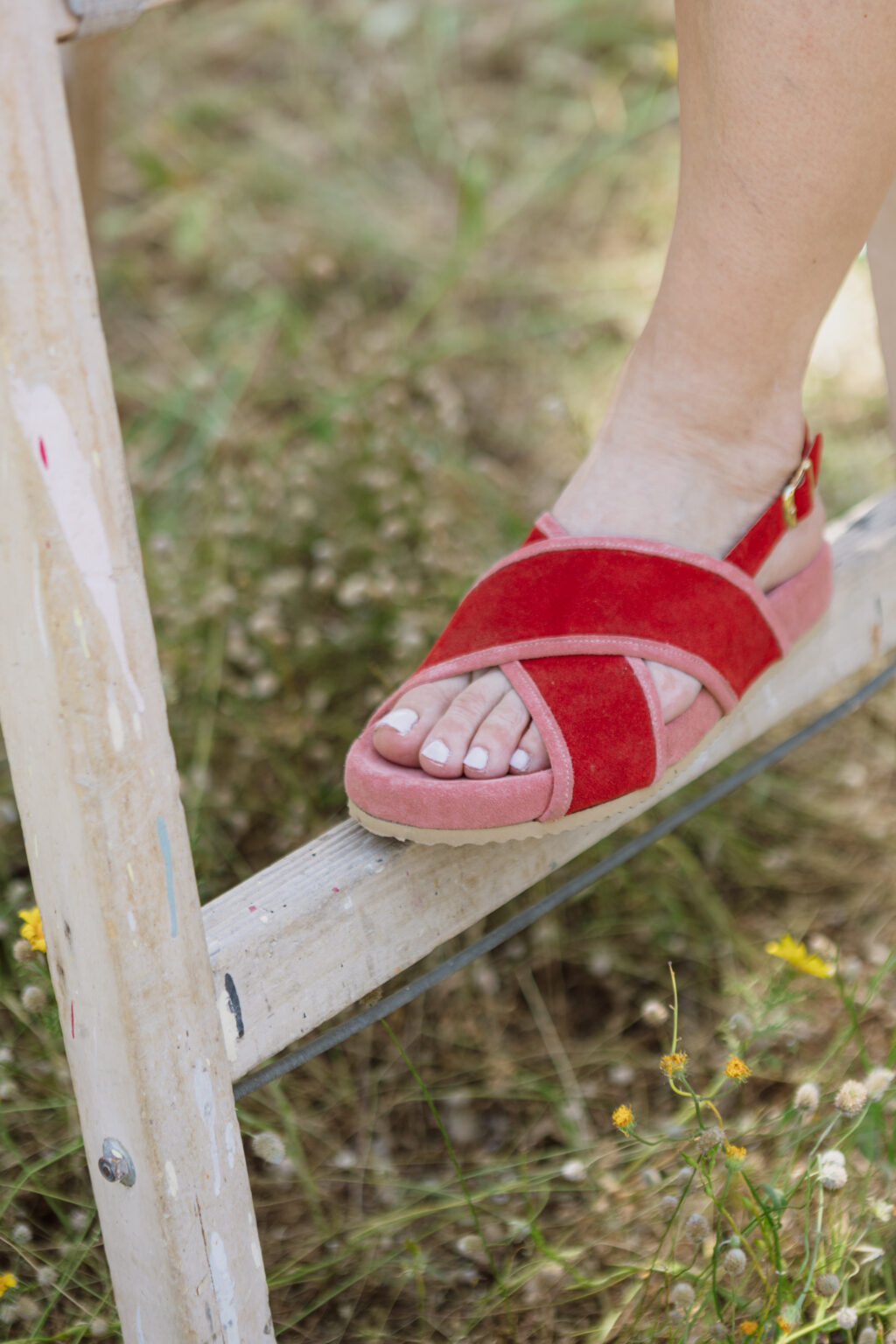 Red-Pink Soft Sandals Daiquiri - Image 2