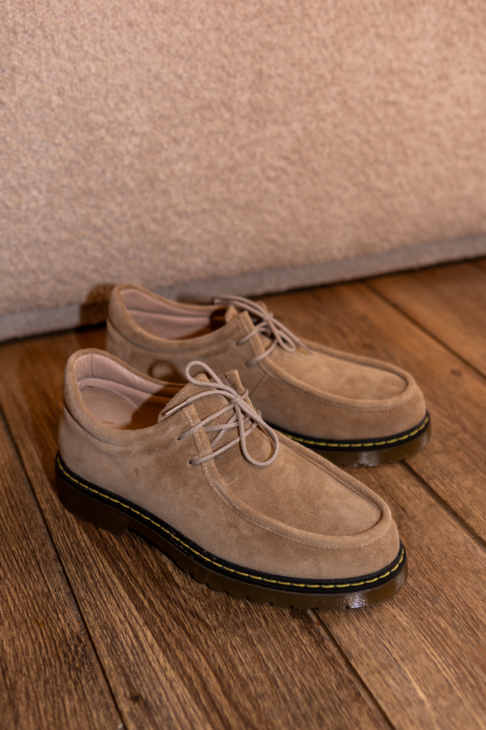 Loafers Suede με κορδόνια Evelin - Image 4