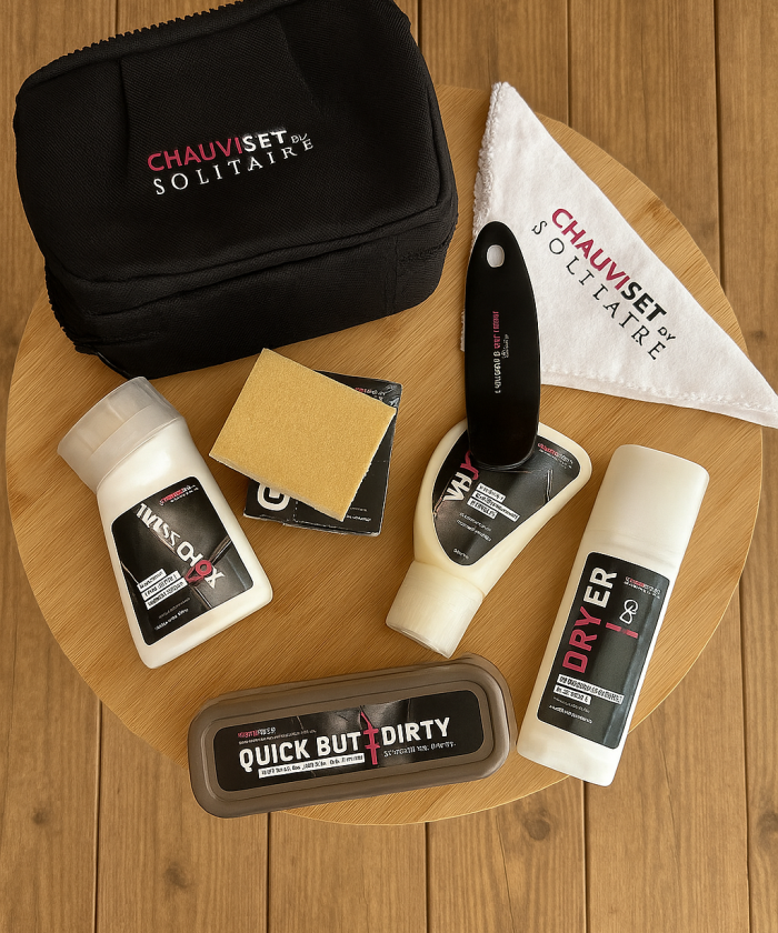 Σετ Περιποιήσης Δέρματος Solitaire CHAUVI-SET shoe care set