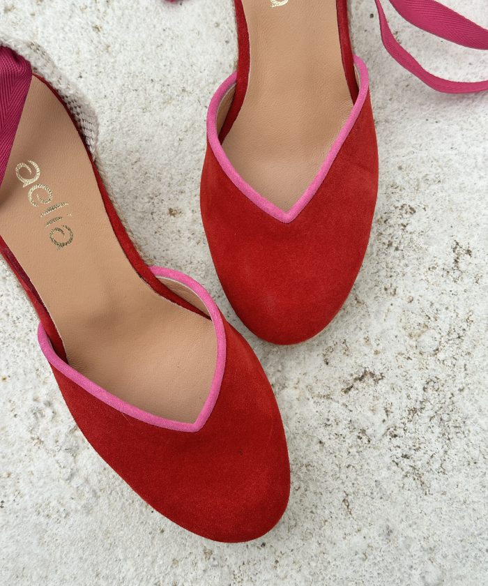 Εσπαντρίγιες Red-Pink "Paloma"