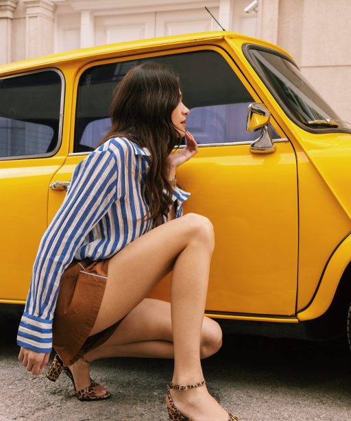 Alternative view of Leopard Sandals Heels "Naomi"