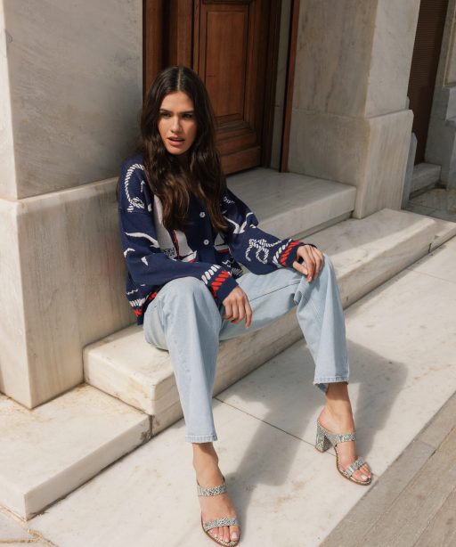 Alternative view of Snake print "Fay" Heels