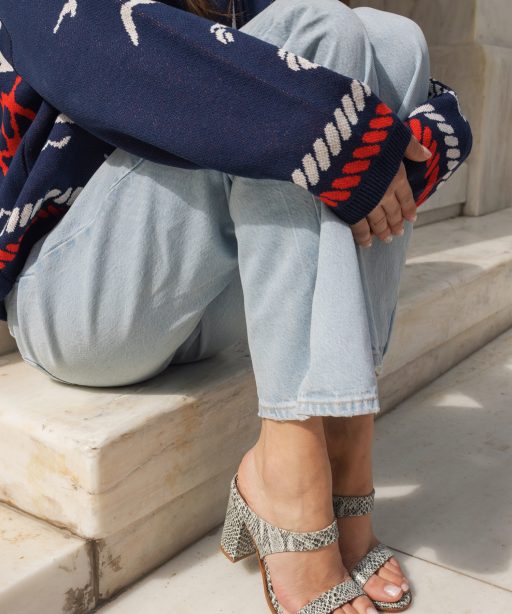 Snake print "Fay" Heels