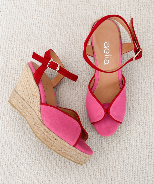 Alternative view of Εσπαντρίγιες Pink Red "Mara"