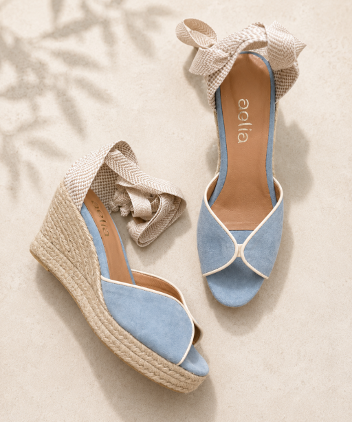 Alternative view of Εσπαντρίγιες Baby Blue  "Mara ribbon"
