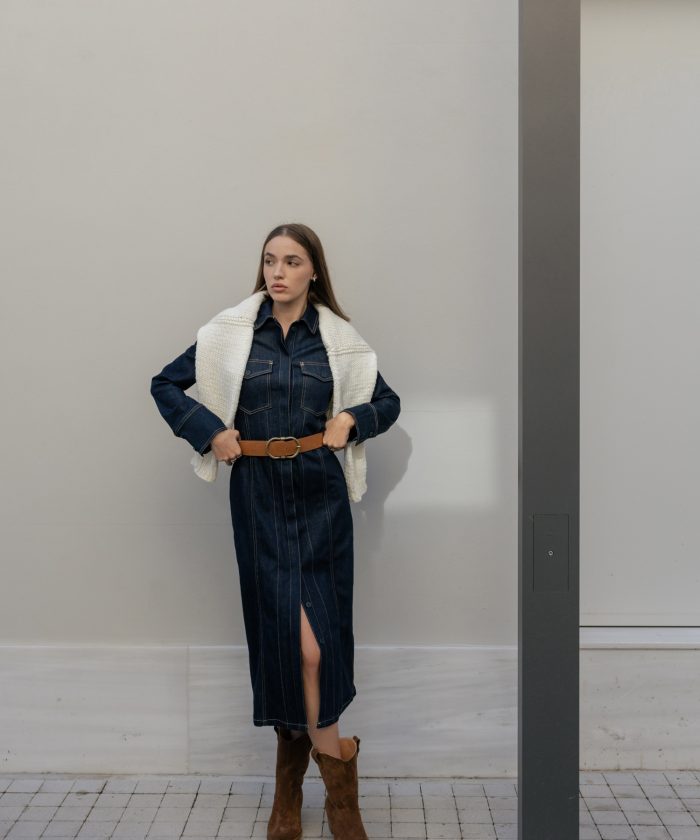 Dakota – Καφέ Καστόρινες Μπότες 3/4 Western Style - Image 3