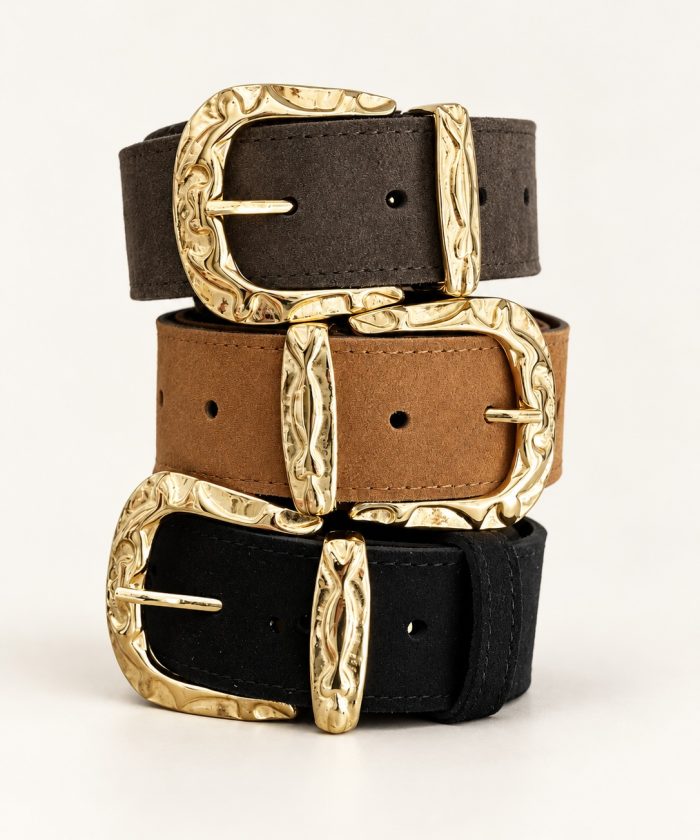 handmade suede belt Ria